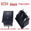 KCD4 Rocker Switch: 16A, 250V, 4/6 Pins, 2/3 Positions, with Lighted Reset Button