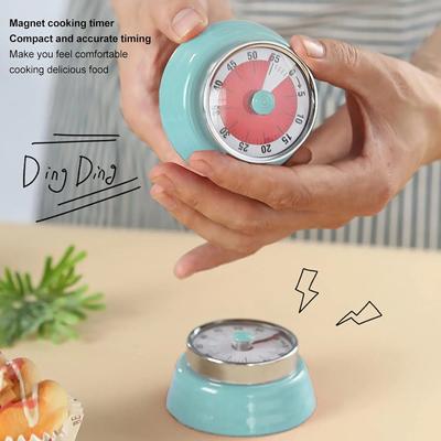 Magnetic Kitchen Timer Mechanical Countdown Time Reminder Alarm Clock Cooking Baking Shower Study Timer Stopwatch Kitchen Tool
