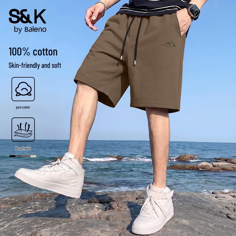 Baleno Men s Summer Casual Cotton Shorts 2XL
