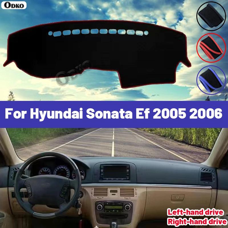 Vysoká kvalita Pro Hyundai Sonata Ef 2005 2006 Kryt palubní desky auta Rohožka Stínítko proti slunci Podložka proti světlu Koberce Anti-UV Interiér
