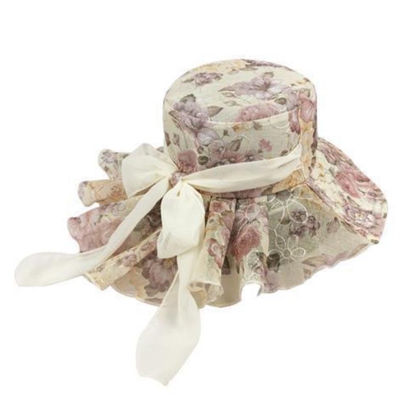 

Organza Breathable Mesh Lace Fisherman Hat Women s Summer Versatile Thin Hollow Sunshade Hat Gold One Size