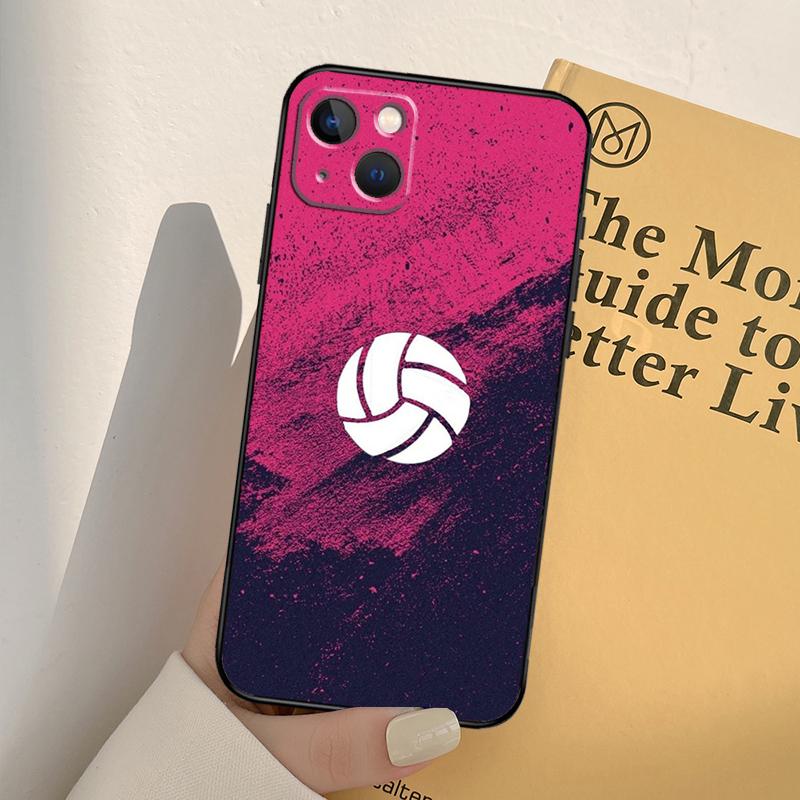 Volleyball Sport Phone Case For iPhone 17 16 15 14 11 12 13 Pro Max mini XR 16e 15 16 Plus 17 Air Full Cover