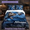 Personalized 3Pcs Bedding SetKendrick Lamar Custom Text Duvet Cover Pillowcase Set Bedroom Gift