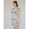 Lunaluz Women Rayon Cotton Square Neck Sleeveless Two Piece Pajamas