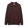 TAOP&ZA Women's Spring Long Sleeve Polo Collar Knitted Sweater