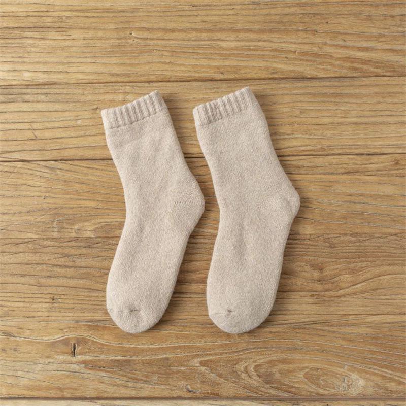 Men's Extra Thick Rabbit Wool Winter Socks - Fleece-Lined for Warmth