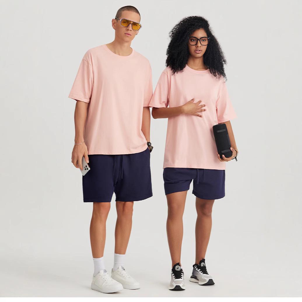 

Men s Cross-Border Cotton Cool-Touch Wide-Leg Running Sports T-Shirt M