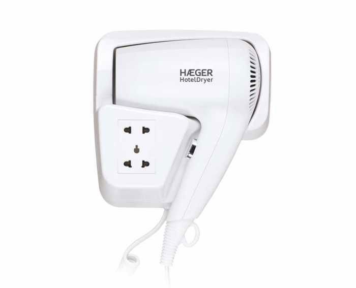 Sèche-cheveux - haeger - hd-120.006a - 1200w - 1 vitesse - 1 température