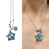Trendy Four Leaf Symbol Necklace for Everyday Wear Stainless Steel Neckwear Jewelry Gift with Lucky Charm Design