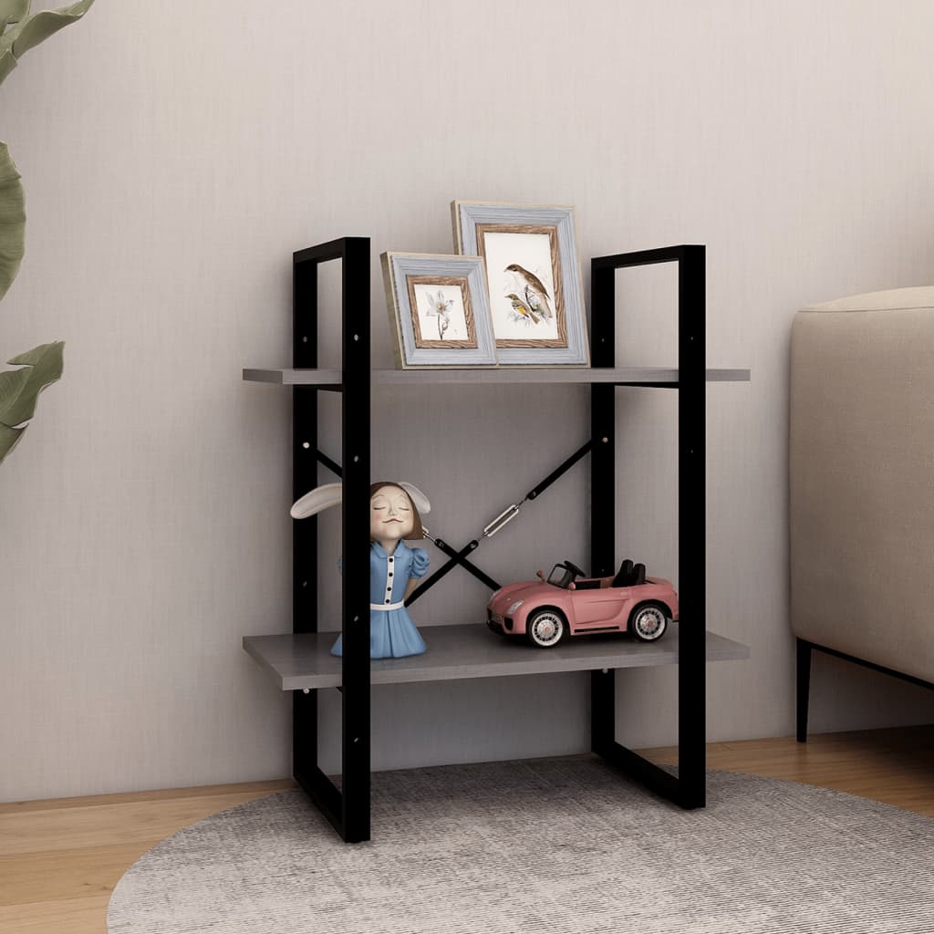 Bücherregal, Balkonregal, dekoratives Regal, Stauraumregal im Wohnzimmer, 60x30x70 cm