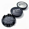 4pcs Sport Edition Logo Emblem Badge Car Wheel Center Caps 75MM Clips 65MM Wheels Hub Cap Rim Hubcaps Dust Cover Car Accessories