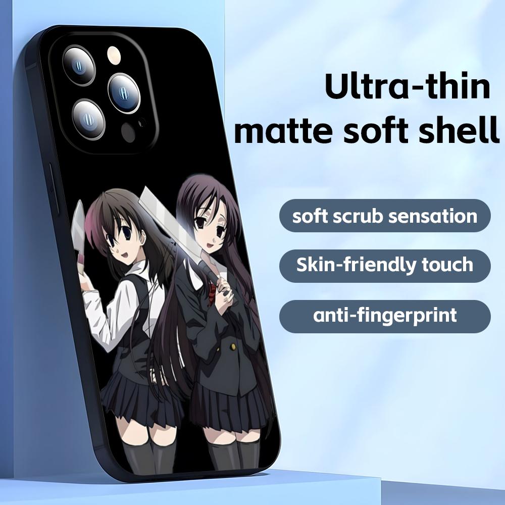 

Classic anime School Days Phone Case For iPhone 16 16e 15 14 13 12 11 Plus Mini Pro Max Soft black Shockproof Cover iPhone 16e