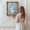 Crystal Pearl Painting 5D DIY Frame Decoration Painting Rabbit Home Wall Decoration Transparent Pearl Gemstone Painting Picture Art Crafts