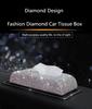 Boîte à mouchoirs Étoiles Pleine de Diamants Mode Style Bloc Brillant Bling Décoration Intérieure de Voiture Sac à Mouchoirs Voiture pour Ornement Intérieur Auto