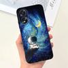 For OPPO A17 A17K Phone Case Flower Astronaut  Soft Silicone Matte Cover For Coque OPPOA17 OPPOA17K A 17 17K Fundas Shockproof