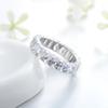 Modian New 100% 925 Silver Classic Oval Sparkling Finger Ring For Women Luxury AAAAA CZ Wedding Engagement Fine Jewelry
