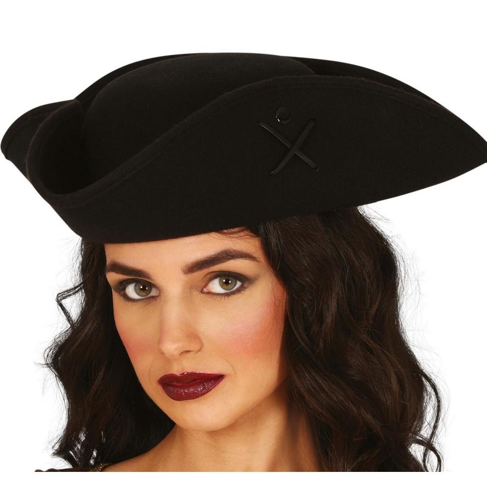 Fiestas Guirca Unisex Adult Pirate Felt Costume Hat