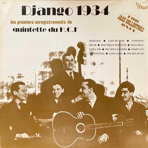 

LP Record QUINTETTE DU HOT CLUB DE FRANCE - Django 1934 YX4038 VOGUE Japan Jazz