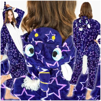 Men's Warm Pajamas Jumpsuit Adult Winter Funny Costume M Pentagram Pegasus Onesie Costume - S