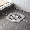 Tampas de Ralo de Chuveiro, Tampa Bloqueadora Captura de Cabelo para Ralo de Tubo de Silicone com Ventosa para Banheiro Cozinha, Filtro de Borracha para Ralo de Banheira Pia Armadilha Casa Dr