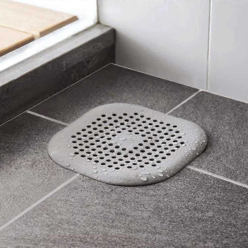 Tampas de Ralo de Chuveiro, Tampa Bloqueadora Captura de Cabelo para Ralo de Tubo de Silicone com Ventosa para Banheiro Cozinha, Filtro de Borracha para Ralo de Banheira Pia Armadilha Casa Dr