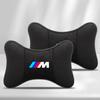 FA7Car Seat Headrest Leather Neck Pillow Interior Accessories For BMW G11 G12 G30 G31 G01 G02 5 7 Series X5 X7 M5 M8 Sticker