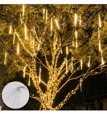 Bunte LED Solar Sternschnuppen Lichterkette für Outdoor Hängedekoration