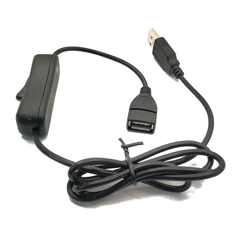 

100/300cm USB2.0 Extension Cable Support Data Transmission with Switches,Male to Female Extender Cord Data Transfer Line 1