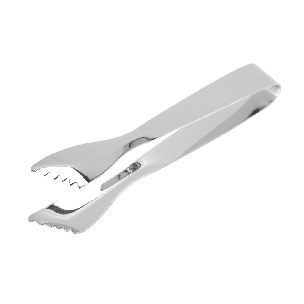Ice Tongs Food Grade Thicken Stainless Steel Prevents Slipping Sugar Food Tweezers for Home Kitchen Bar