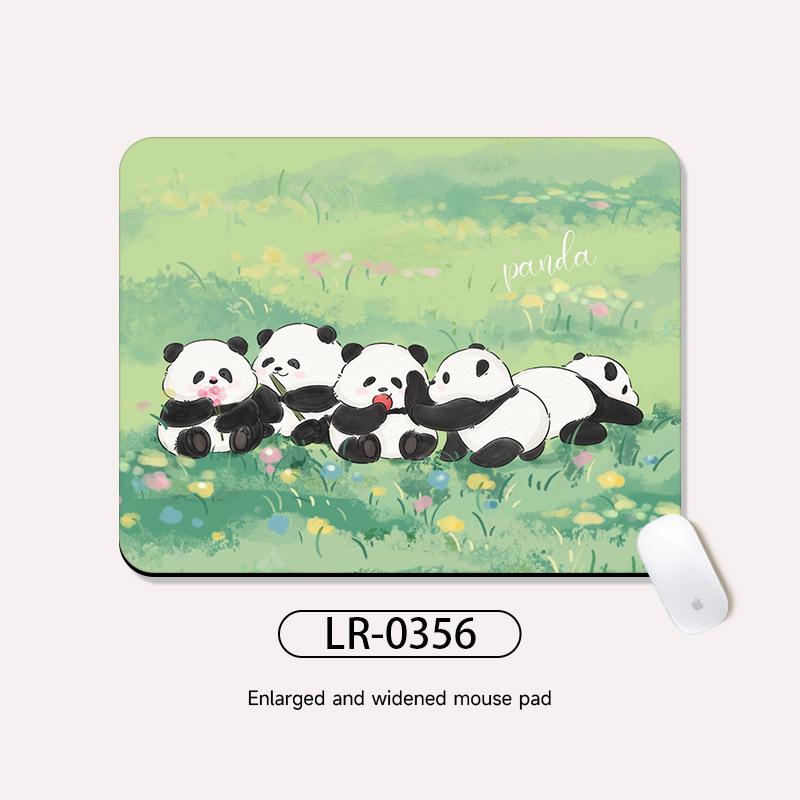 Panda Cartoon Mouse Pad - Portable Soft Wrist Rest for Office & Laptop