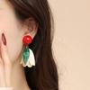 [Elegant Tulip Earrings] Chic Elegant Retro Tulip Flower Dangle Earrings | for Women