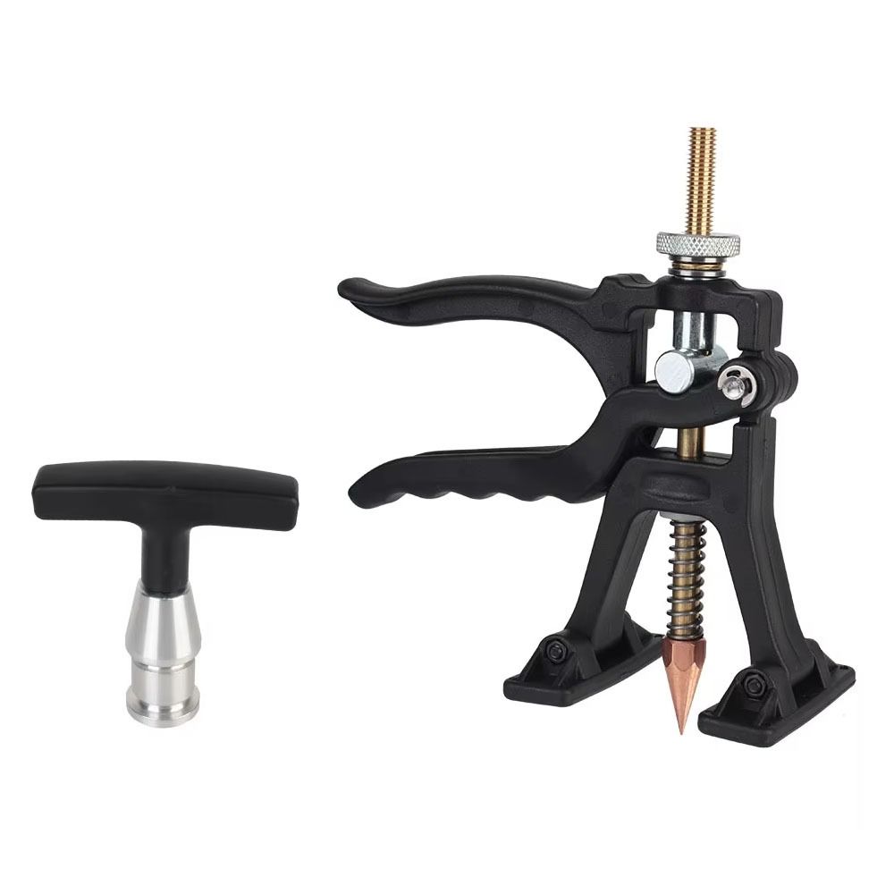 360° Rotary Handle Spot Welding Pulling Unit with Base Small Leveling Bar Lifter  Truck