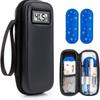 Insulin Cooler Travel Case with Thermometer Display Medicine Organizer Bag Waterproof Insulin Cooling Bag for Diabetics