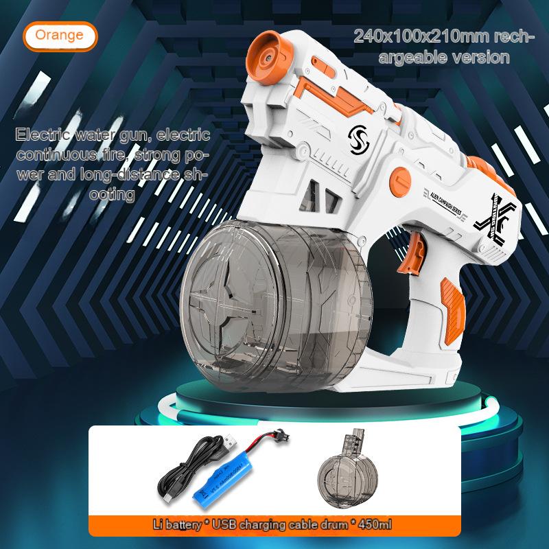 Non-Toxic Large Water Gunner Self-Integrated High Pressure Long Range Large Capacity Automatic Water Absorption M416 Electric Water Gun
