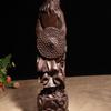 1 Pc Wood Carving of the Statue of the Founder of Dharma Living Room Office Bookshelf Desktop Home Furnishings Chinese Crafts