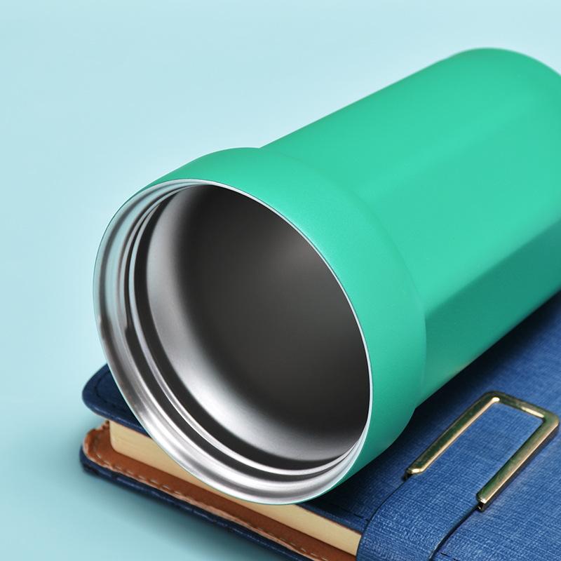 Neue Edelstahl Achteck Kaffeetasse Hohes Erscheinungsbild Mädchen Begleittasse Tragbare Auto Kaffee Thermosbecher