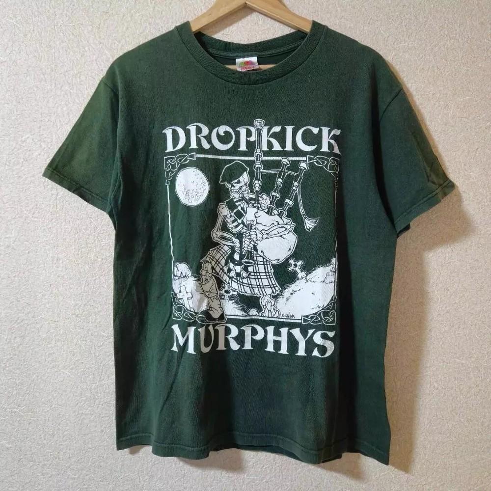 90s Dropkick Murphys Band Short Sleeve Forest Green T shirt Unisex Unisex T-Shirt XXXL