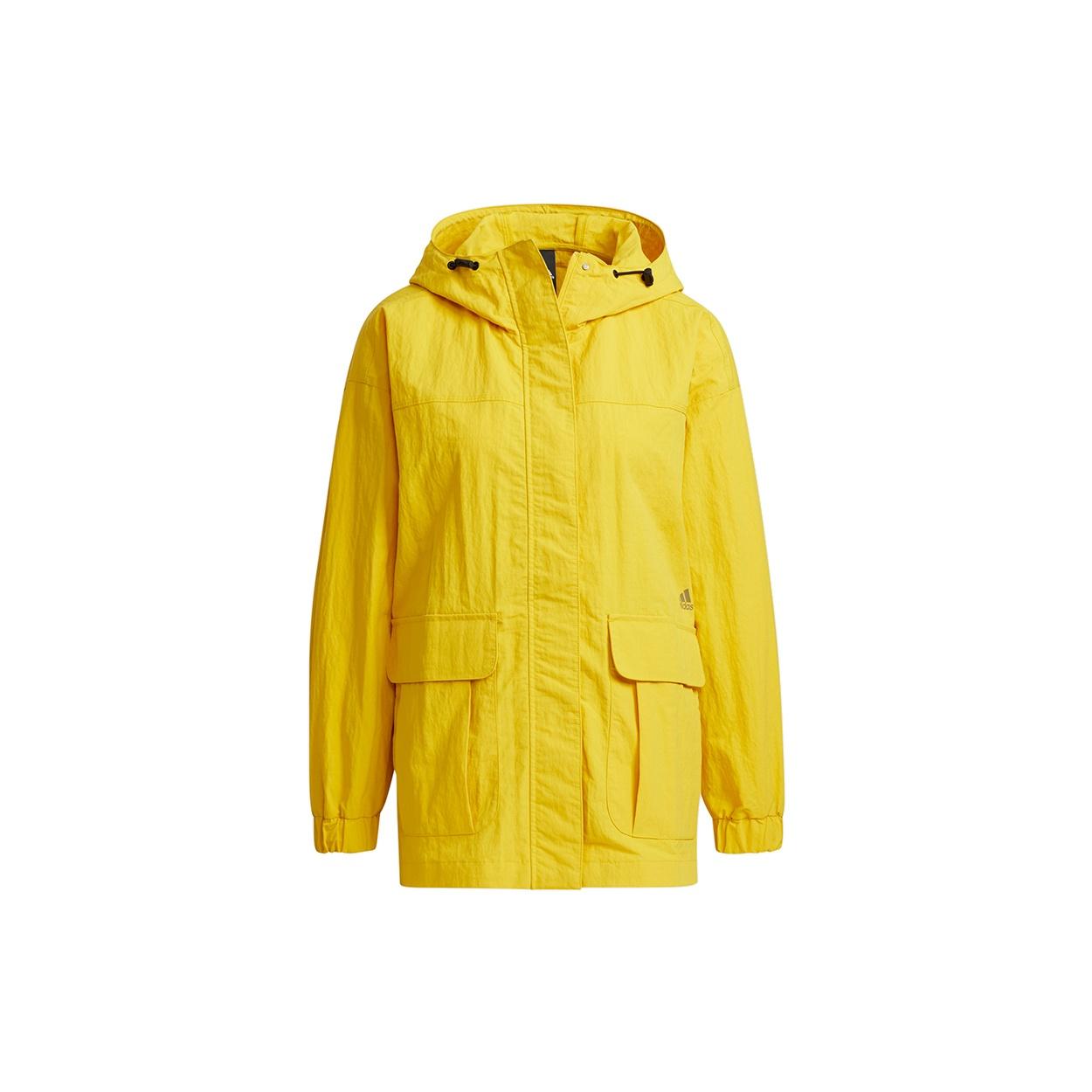 (WMNS) adidas W Prsve Fz Jkt Sports Hooded Jacket Yellow Women s H29543 XL