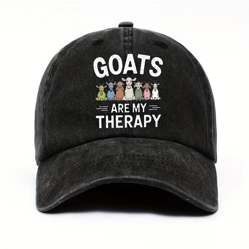 

1 Модная бейсболка для мужчин и женщин С принтом GOATS ARE MY Relax и рядом ряд разноцветных козликов