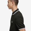 Fred Perry [M3600] Twin Tip Fred Perry Shirt - Night Green/Snow White M3600-T50