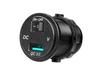 USB 3.0 Quick Car Charge Charger Socket LED Voltmeter Switch For Car Marine ATV