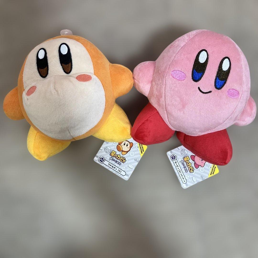 Kirby s Dream Land Kirby Waddle Dee Plush Toy Set of 2 Approx. 15cm