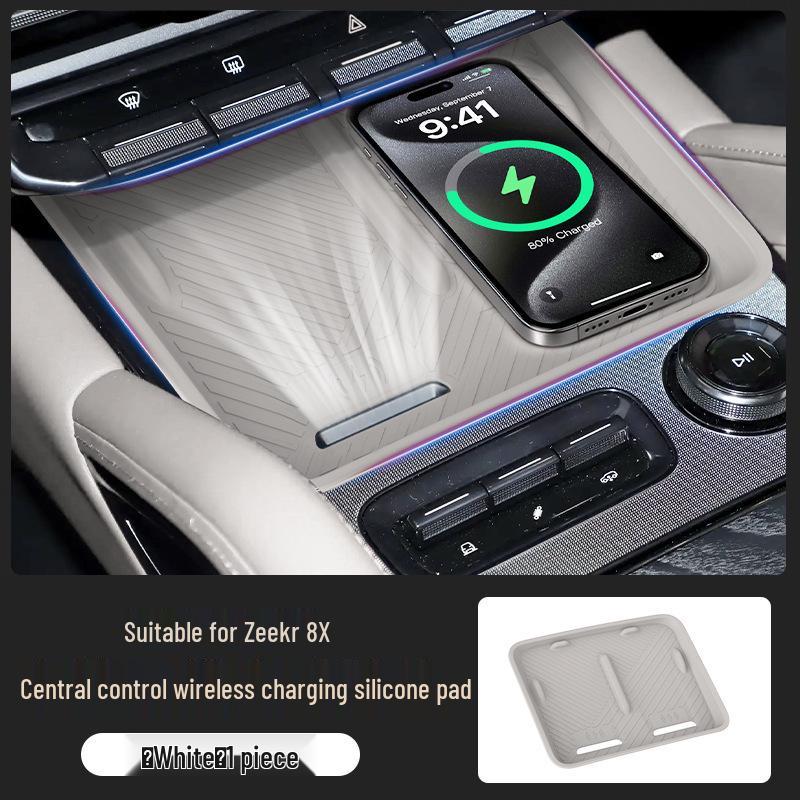 Zeekr 8X Silicone Pad for Wireless Charger Console - Car Interior Decoration Accessory