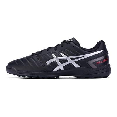 Ds Light Club Bout Rond Lacets TF (Crampons en caoutchouc) Chaussures de football PU Homme Chaussures de football Noir 1103A076-001