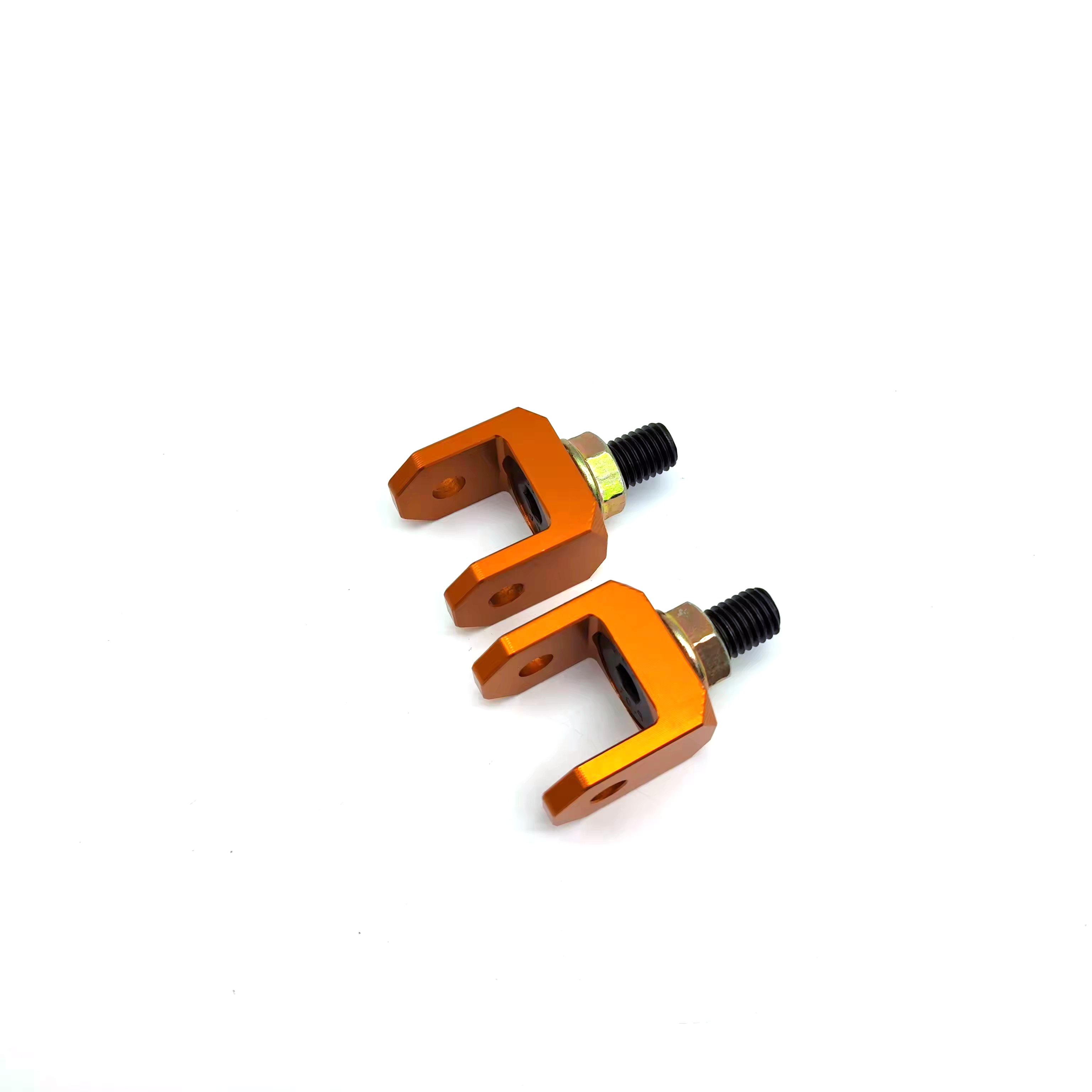 

CNC Part Strengthened Light Bee Footpeg Mounts with Premium Pegs Motorcycle Accessories помаранчевий