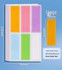 Waterproof Self-Adhesive Name Labels and Colorful Sticky Notes