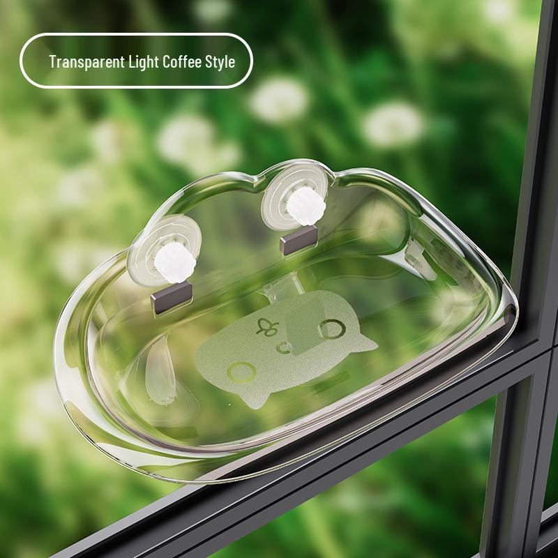 

Universal Cat Hammock with Suction Cups - Wall-Mounted Hanging Bed for All Seasons світлого кольору хакі