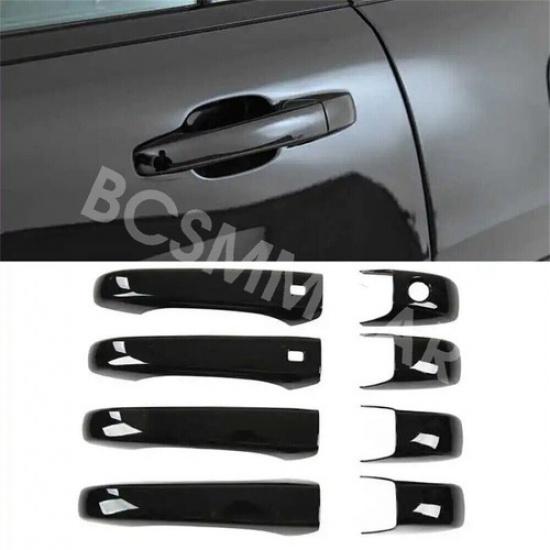 Car Exterior Door Handle Cover Gloss Black Fit For Jeep Grand Cherokee 2011-