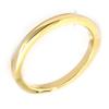 Wedding Band Gold Plated 'Lien d'Amour' Smooth - 2 Mm