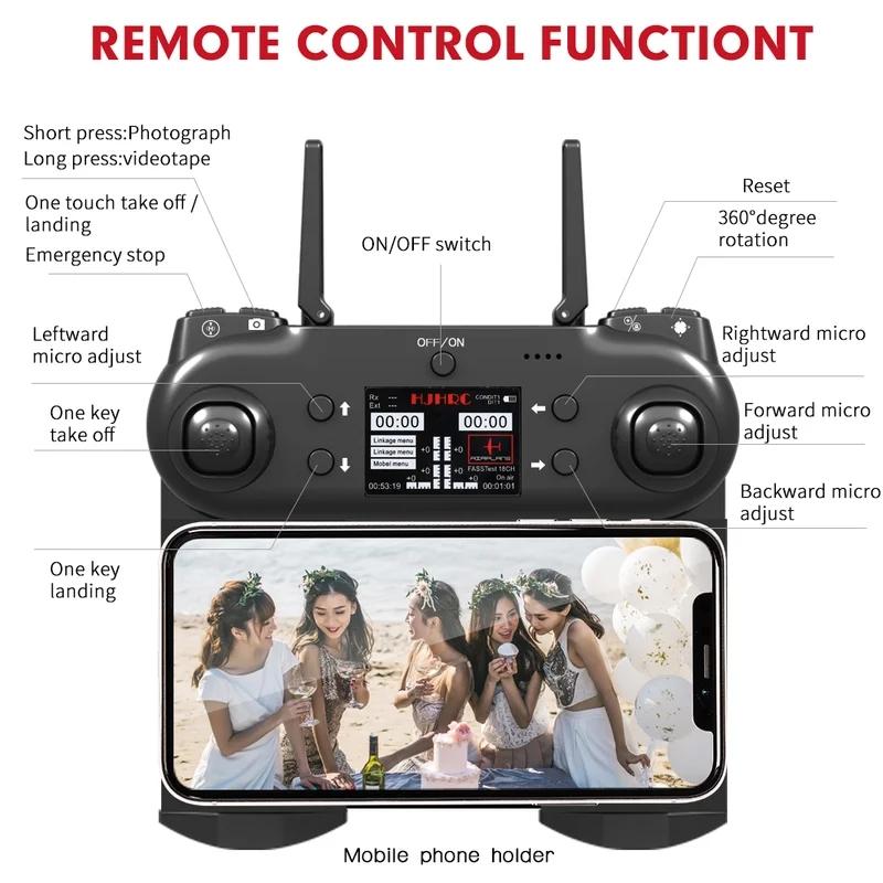 HJ68 Nueva actualización Control remoto Drone Pro Quadcopter UAV con cámara HD 720P